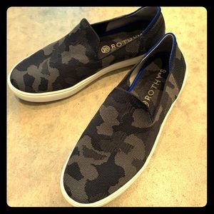Rothy’s Grey Camo Sneakers